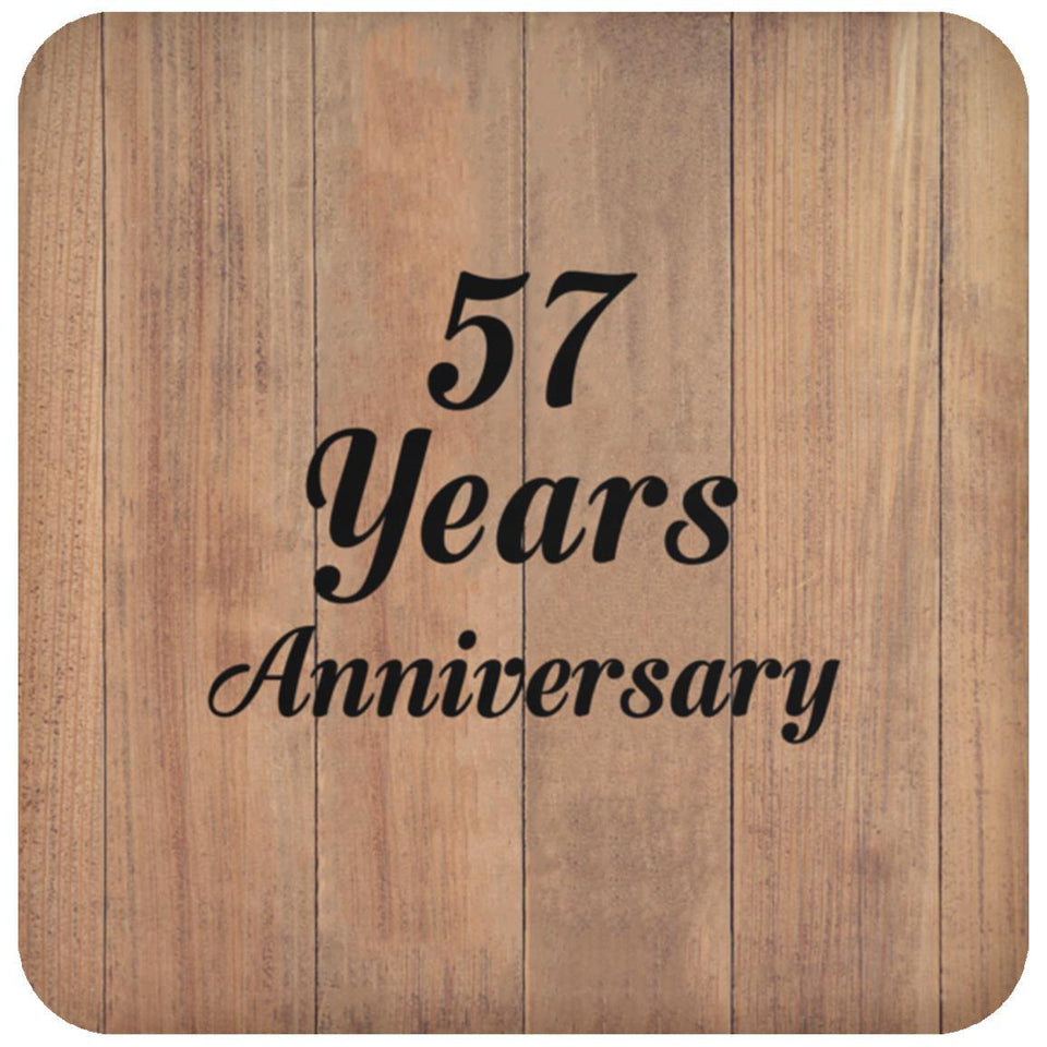 57th Anniversary 57 Years Anniversary - Drink Coaster C