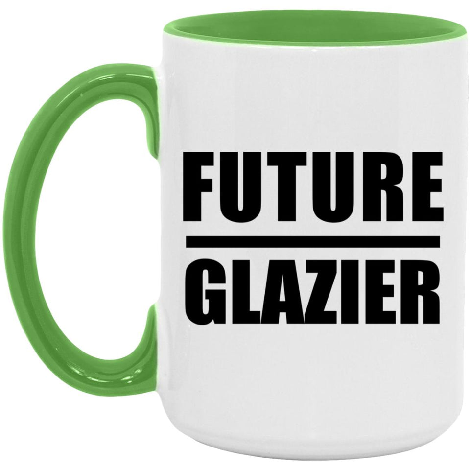 Future Glazier - 15oz Accent Mug Green