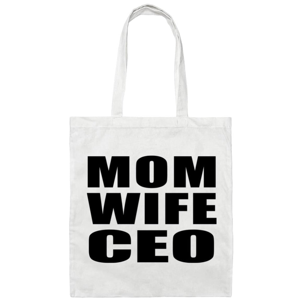 Mom Wife CEO - Tote Bag White