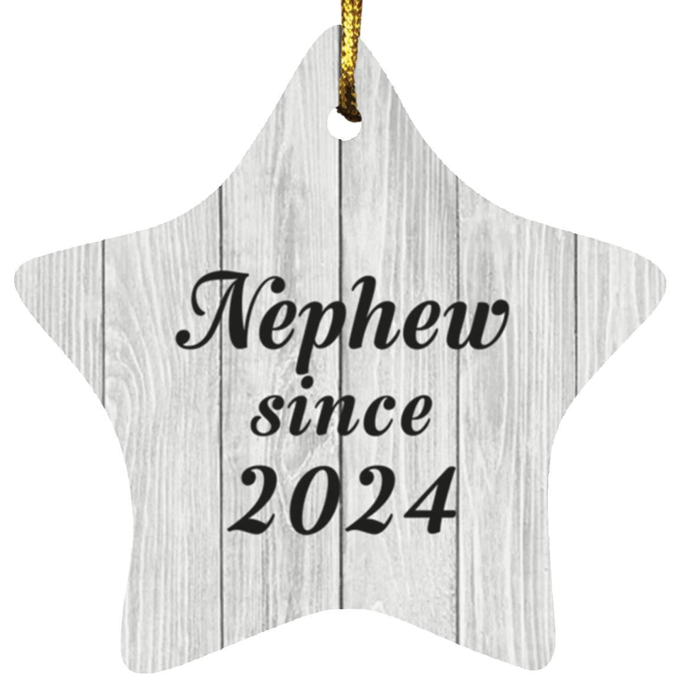 Nephew Since 2024 - Star Ornament F