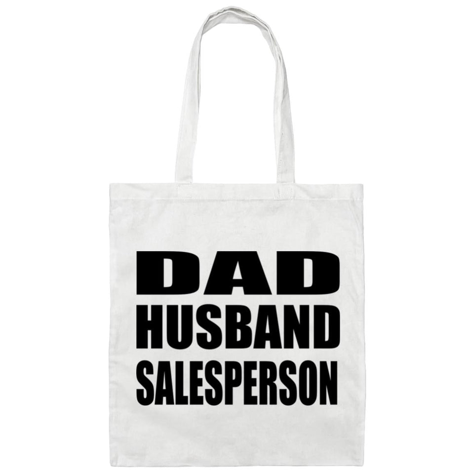 Dad Husband Salesperson - Tote Bag White