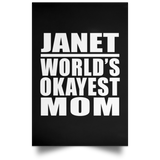 Janet World's Okayest Mom - Poster Portrait