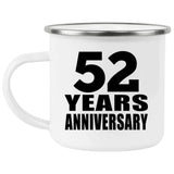 52nd Anniversary 52 Years - 12oz Camping Mug
