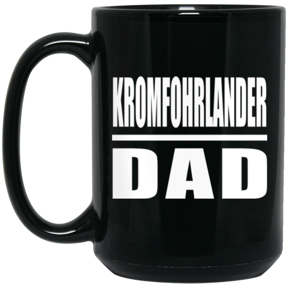 Kromfohrlander Dad - 15oz Coffee Mug Black