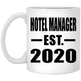 Hotel Manager Established EST. 2020 - 11oz Coffee Mug