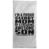 Proud Clergy Mom Of Awesome Son - Hand Towel