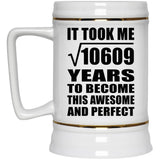 103rd Birthday Took Square Root of 10609 Years To Awesome - Beer Stein
