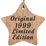 25th Birthday Original 1999 Limited Edition - Star Ornament C