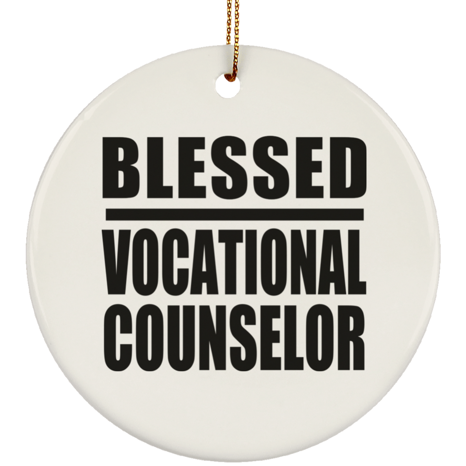 Blessed Vocational Counselor - Circle Ornament