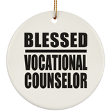 Blessed Vocational Counselor - Circle Ornament