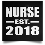 Nurse Established EST. 2018 - Poster Square