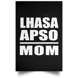 Lhasa Apso Mom - Poster Portrait