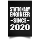 Stationary Engineer Since 2020 - Poster Portrait