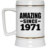 53rd Birthday Amazing Since 1971 - Beer Stein