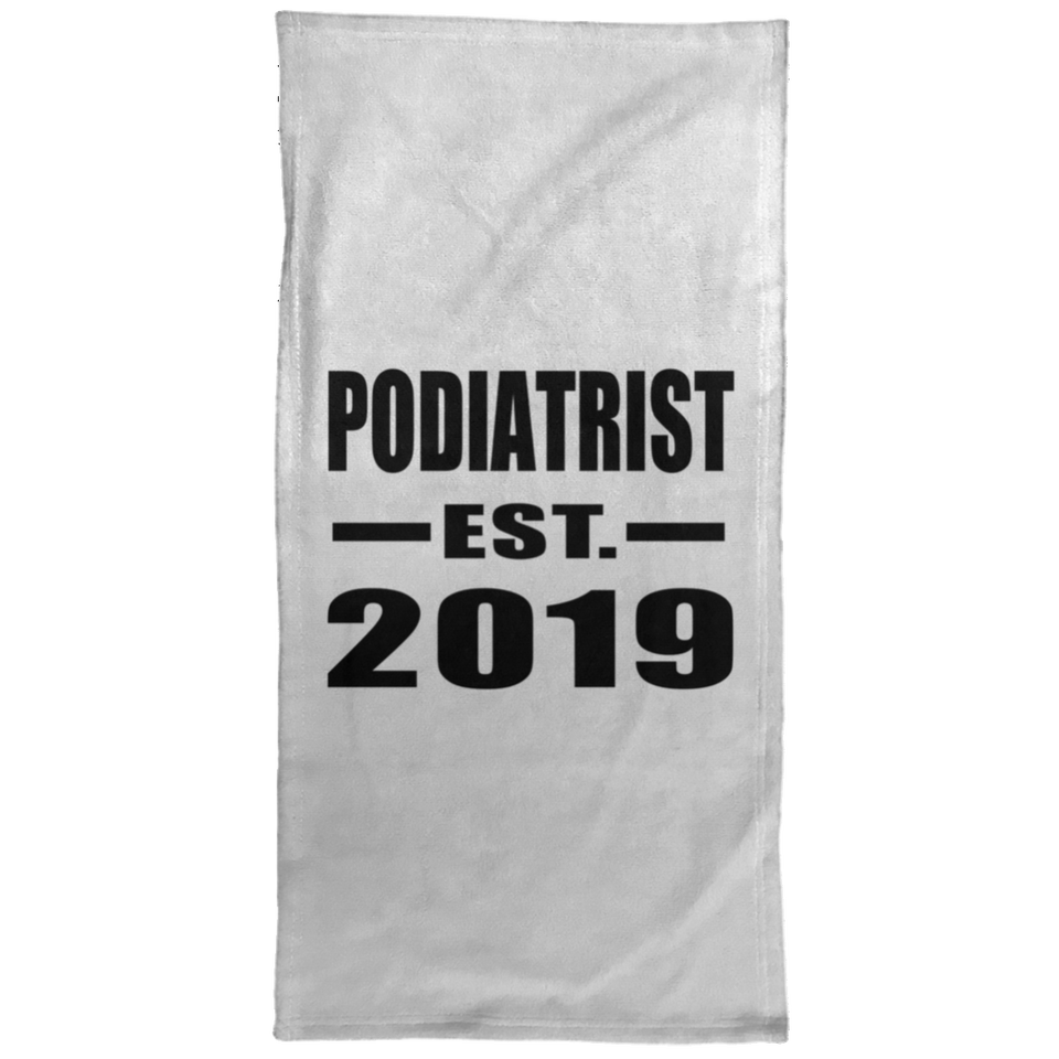 Podiatrist Established EST. 2019 - Hand Towel