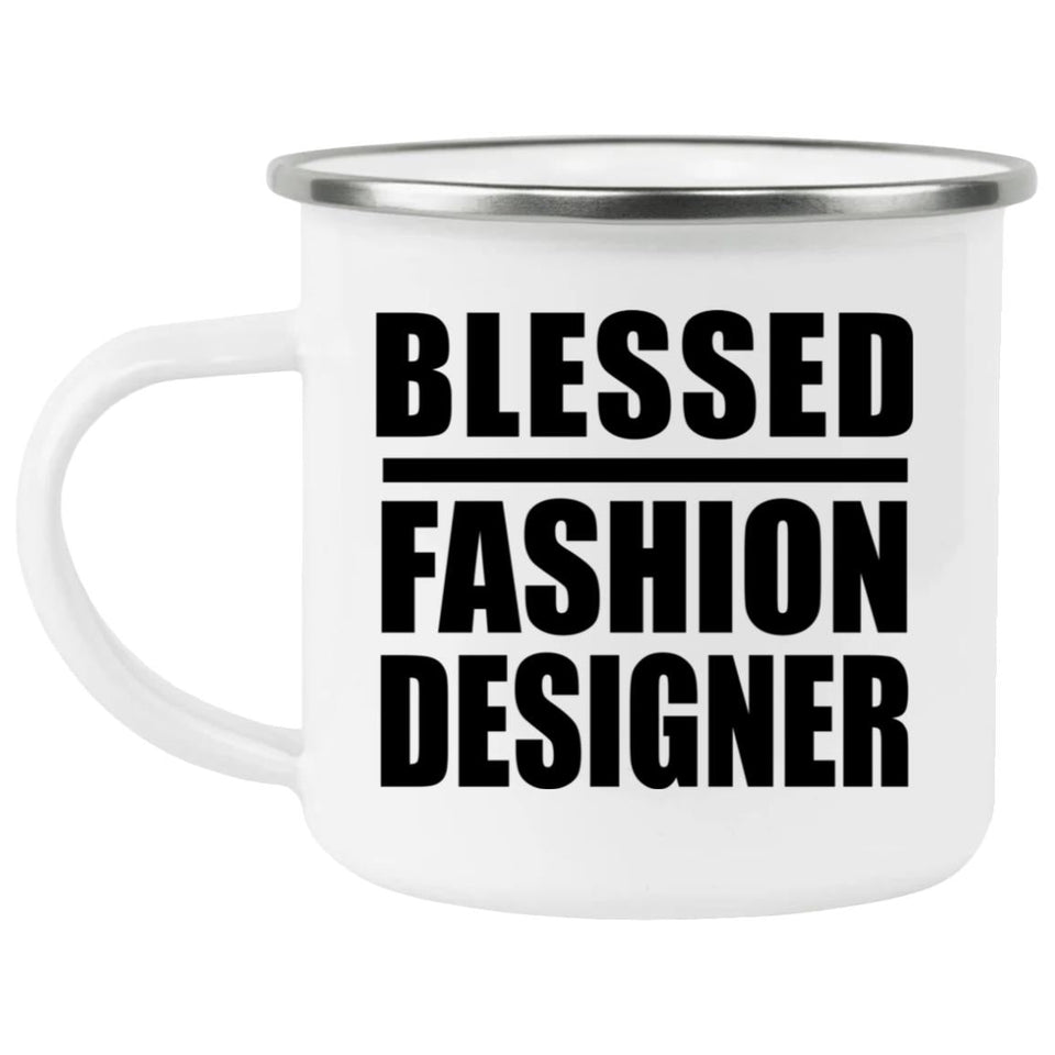 Blessed Fashion Designer - 12oz Camping Mug