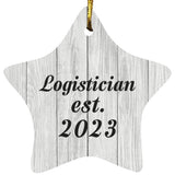 Logistician Established Est. 2023 - Star Ornament F