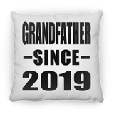 Grandfather Since 2019 - Throw Pillow