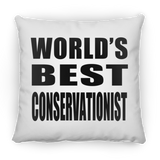 World's Best Conservationist - Throw Pillow