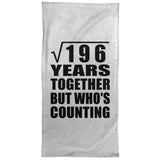 14th Anniversary Square Root of 196 Years Who's Counting - Hand Towel