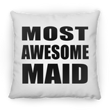 Most Awesome Maid - Throw Pillow