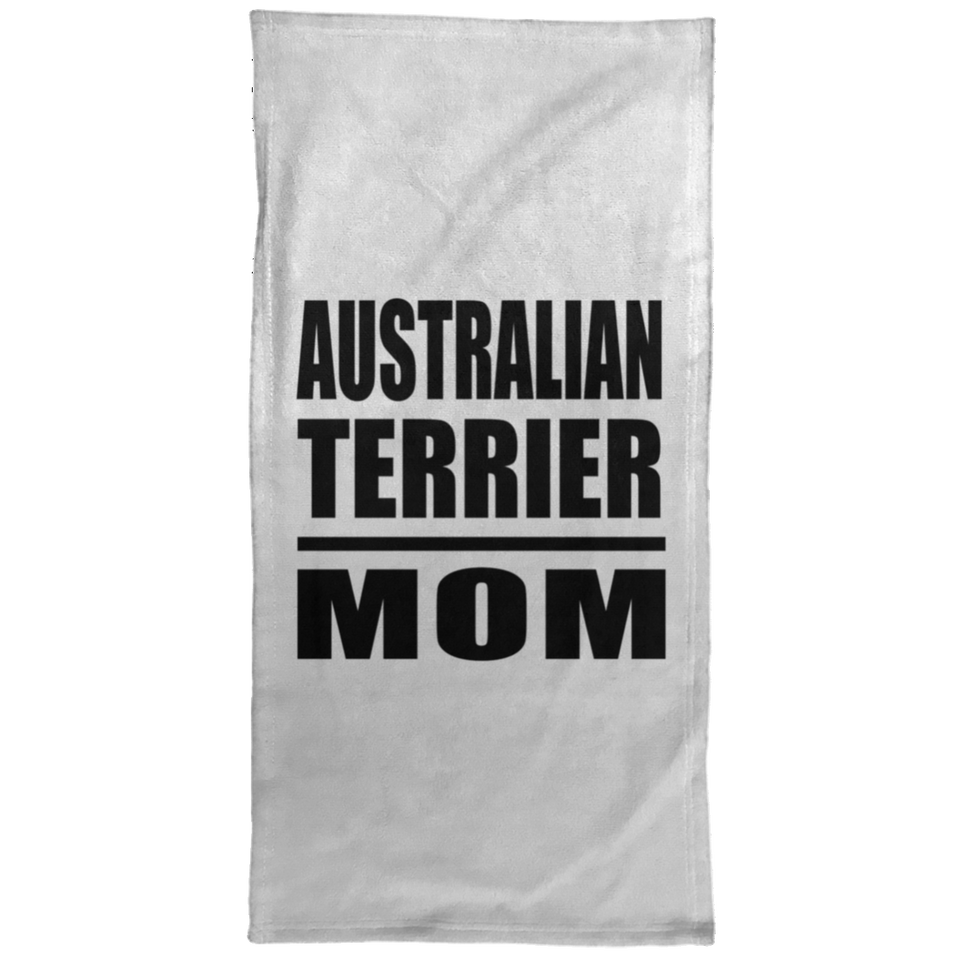 Australian Terrier Mom - Hand Towel