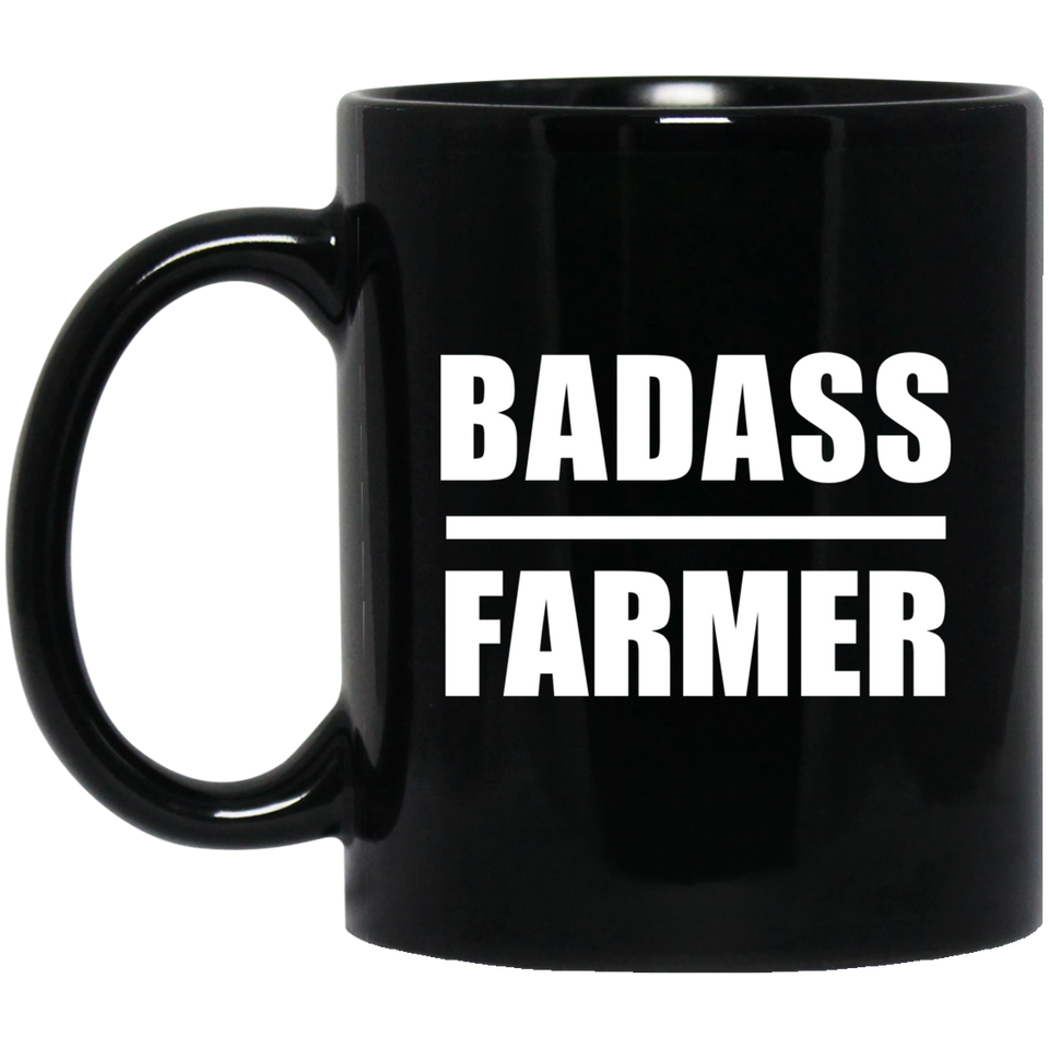Badass Farmer - 11oz Coffee Mug Black
