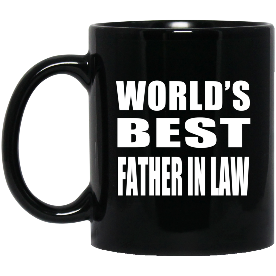 World's Best Father In Law - 11 Oz Coffee Mug Black