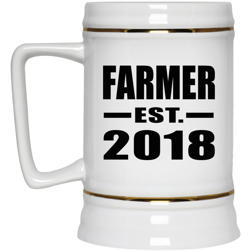 Farmer Established EST. 2018 - Beer Stein
