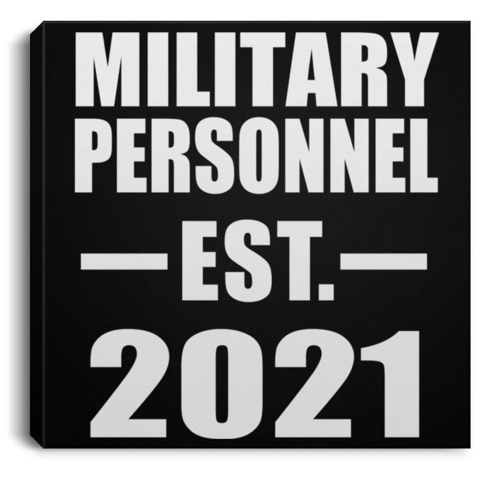 Military Personnel Established EST. 2021 - Canvas Square