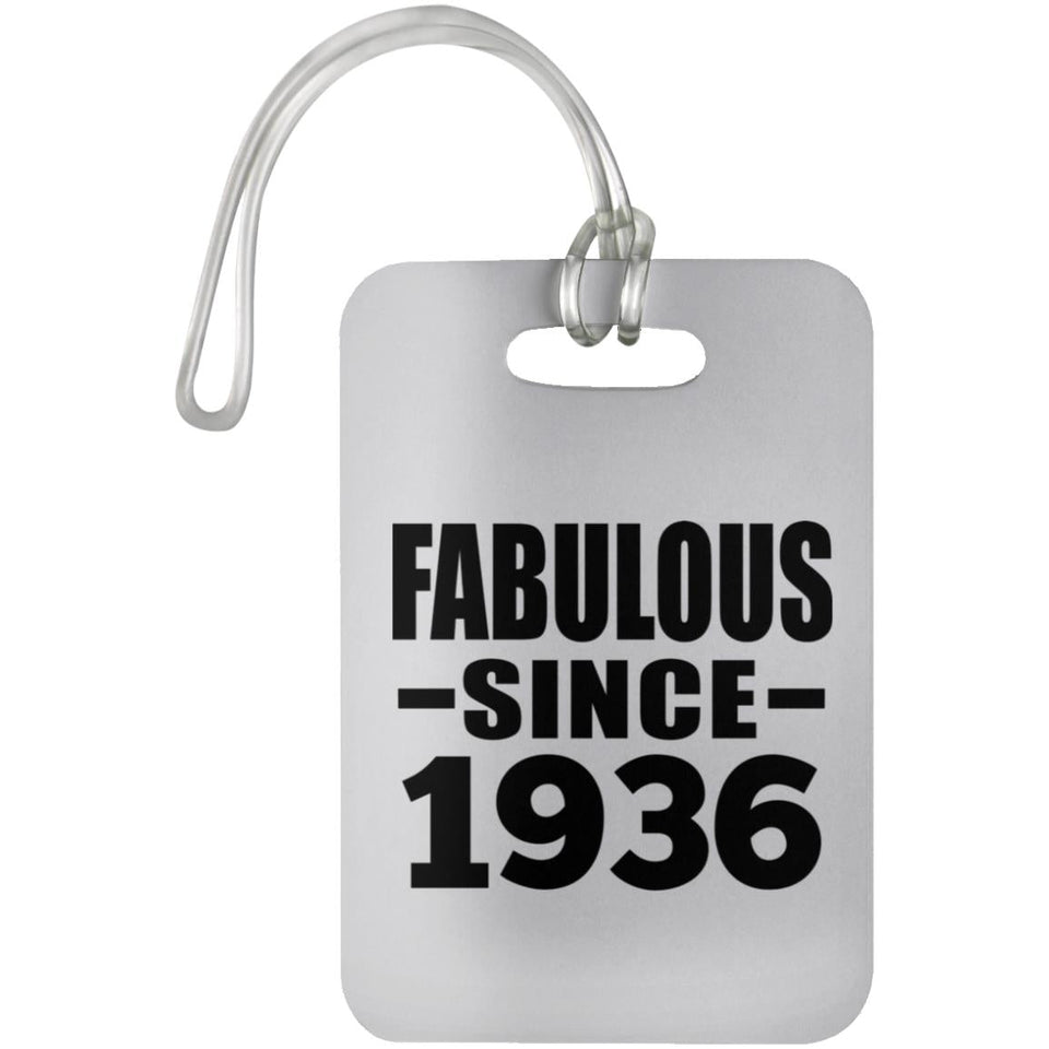 88th Birthday Fabulous Since 1936 - Luggage Bag Tag