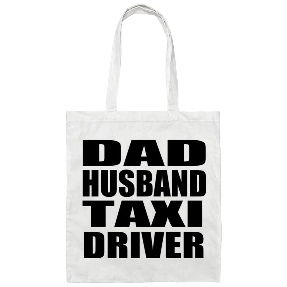 Dad Husband Taxi Driver - Tote Bag White