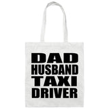 Dad Husband Taxi Driver - Tote Bag White