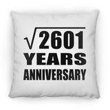 51st Anniversary Square Root of 2601 Years Anniversary - Throw Pillow