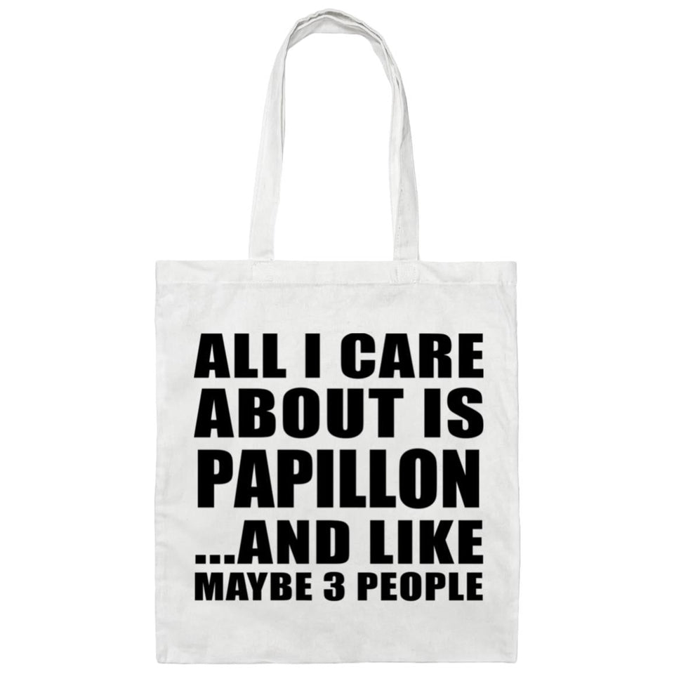 All I Care About Is Papillon - Tote Bag White