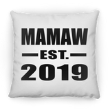 Mamaw Established EST. 2019 - Throw Pillow