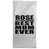 Rose Best Mom Ever - Hand Towel