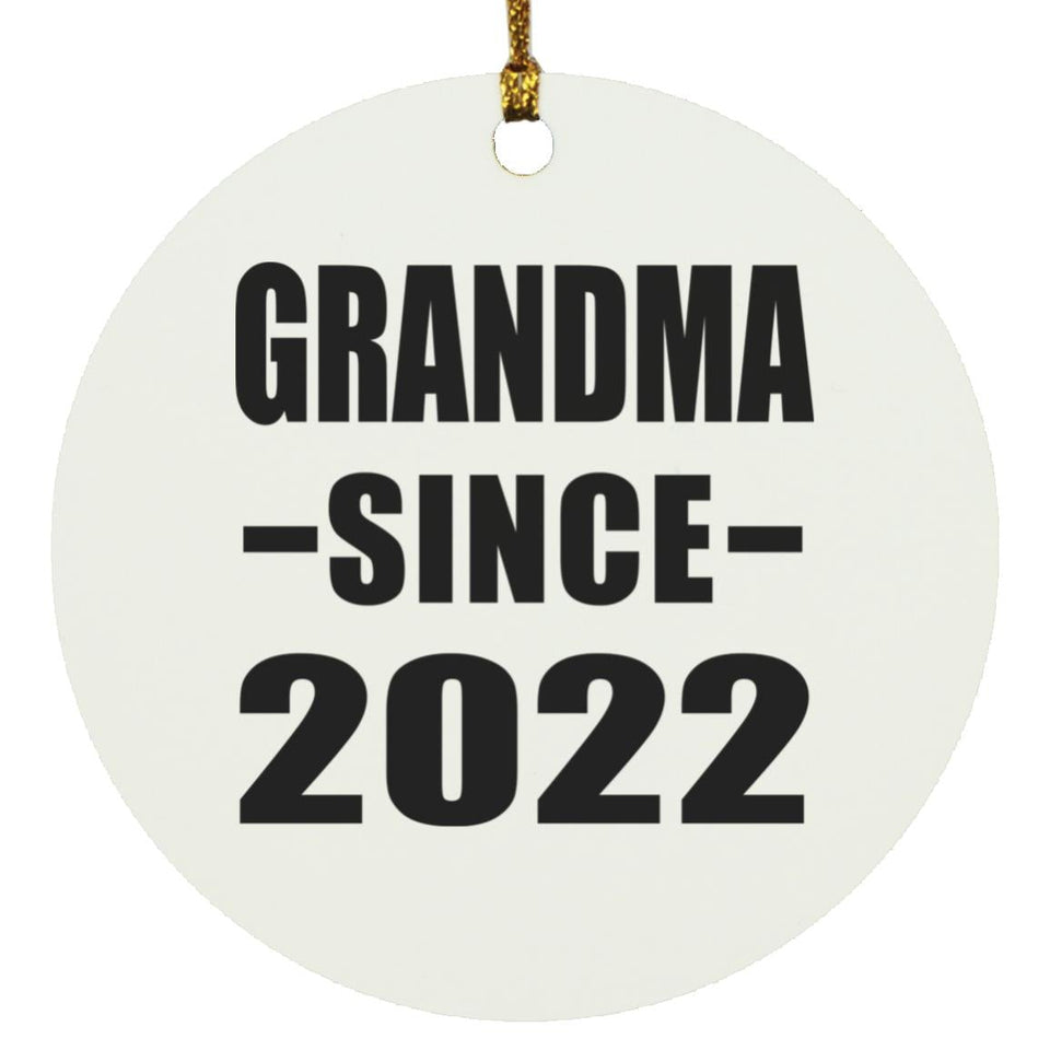 Grandma Since 2022 - Circle Ornament