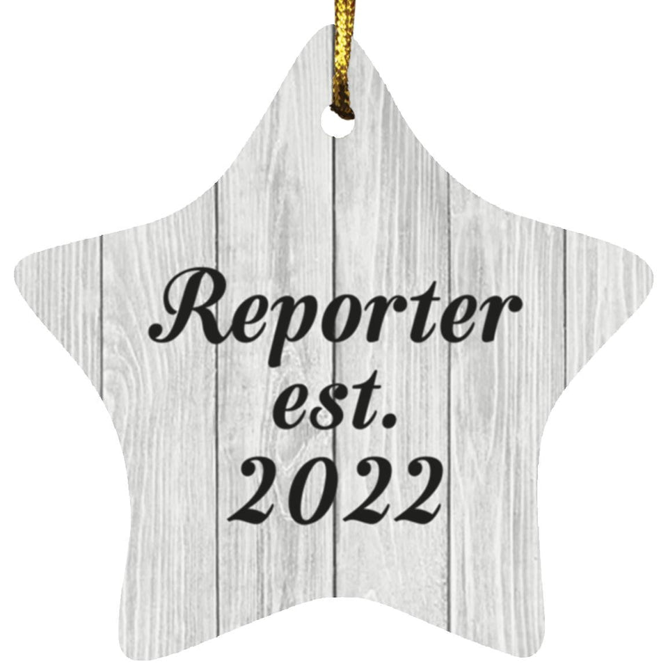 Reporter Established Est. 2022 - Star Ornament F