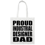 Proud Industrial Designer Dad - Tote Bag White