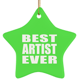 Best Artist Ever - Star Ornament
