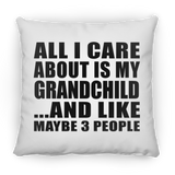 All I Care About Is My Grandchild - Throw Pillow