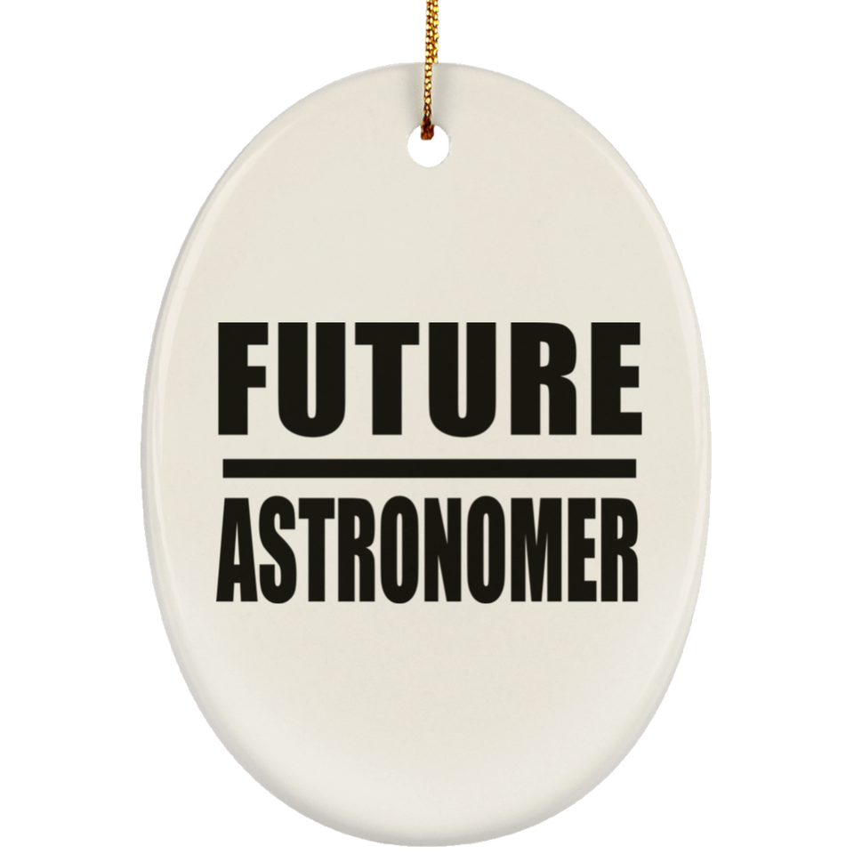 Future Astronomer - Oval Ornament