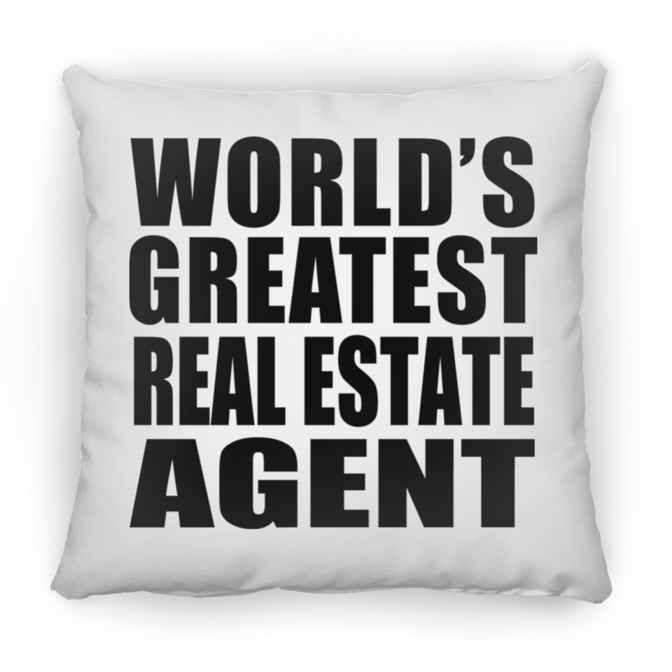 World's Greatest Real Estate Agent - Throw Pillow