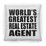 World's Greatest Real Estate Agent - Throw Pillow