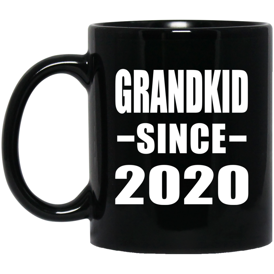 Grandkid Since 2020 - 11oz Coffee Mug Black