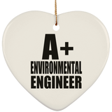 A+ Environmental Engineer - Heart Ornament