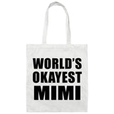World's Okayest Mimi - Tote Bag White