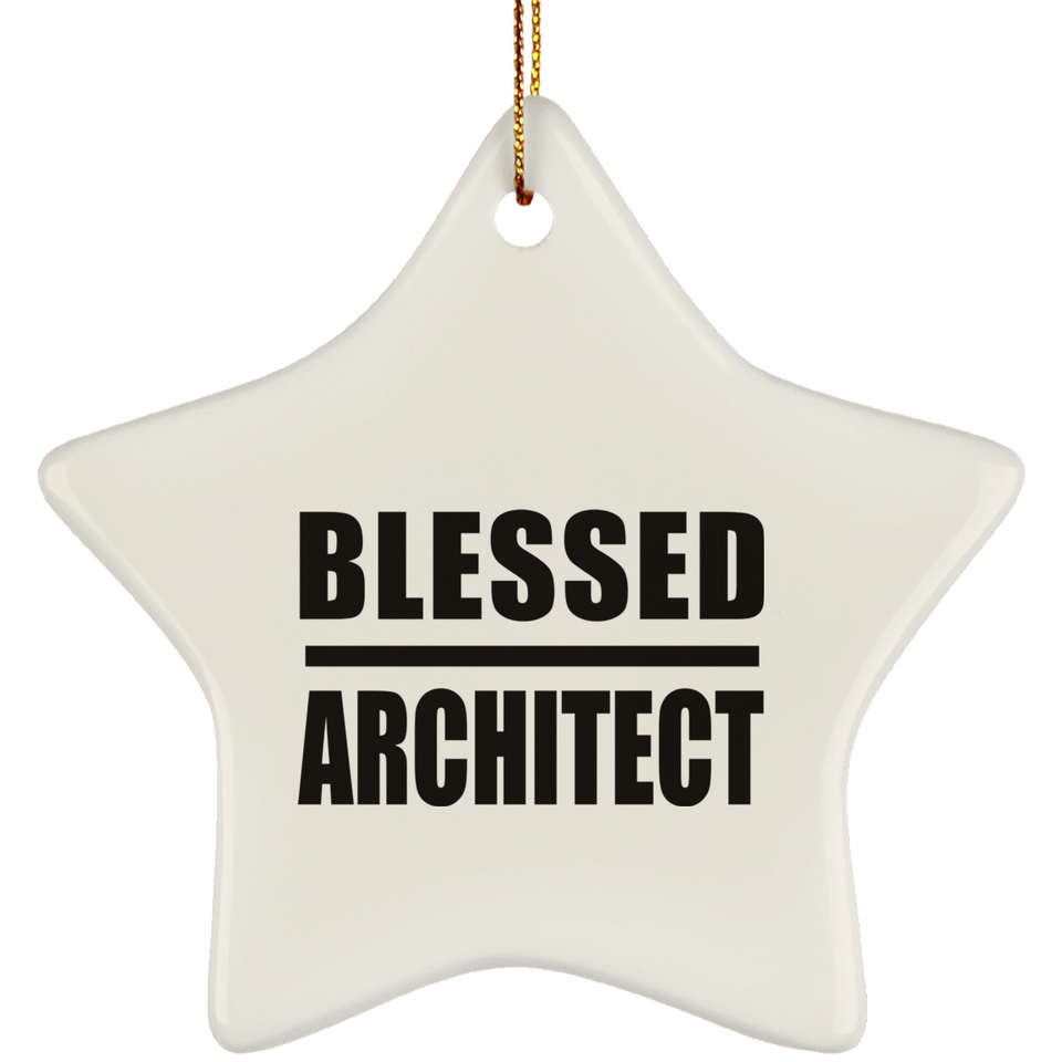 Blessed Architect - Star Ornament