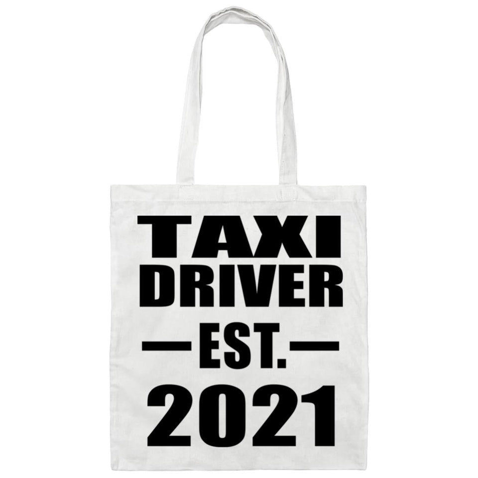 Taxi Driver Established EST. 2021 - Tote Bag White